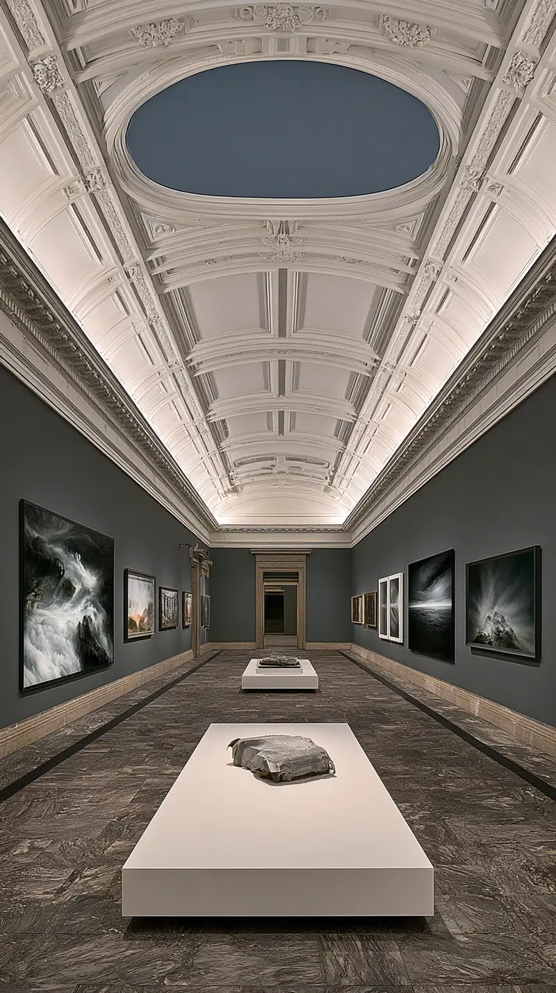 Exploring Contemporary Art in a Stunning Museum Gallery Space