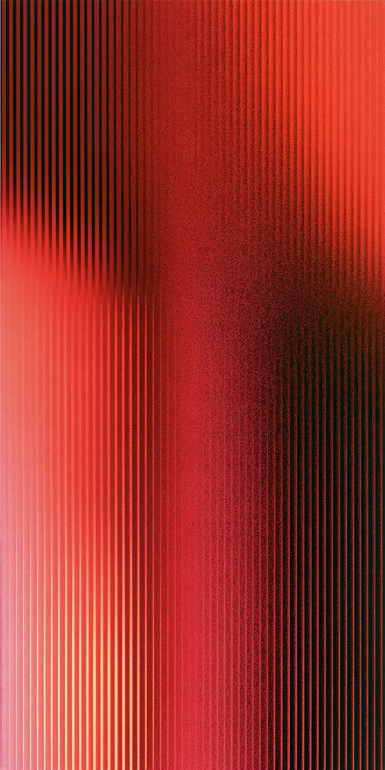 Abstract image of vertical stripes in varying shades of red and black with a textured, gradient effect