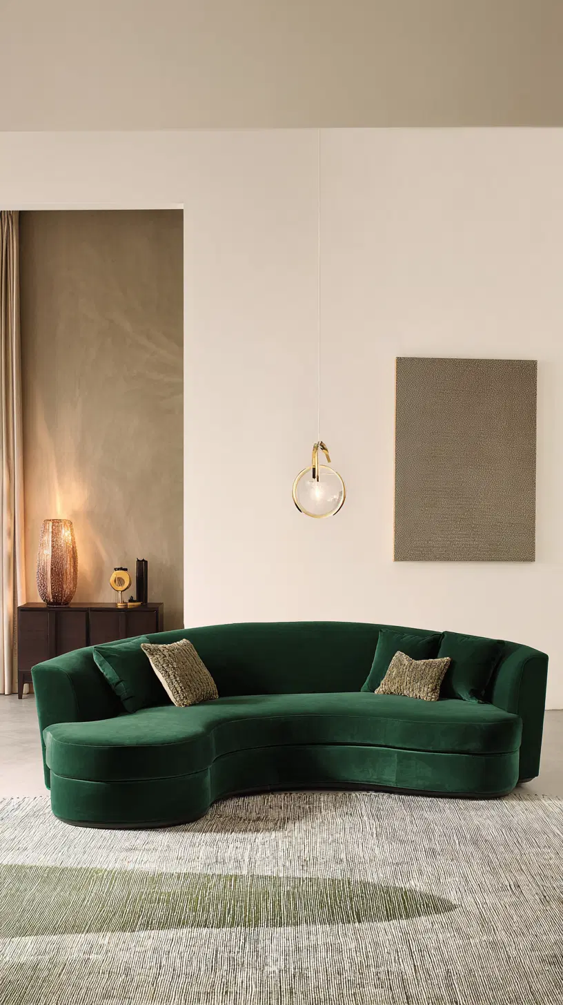 Statement sofa in a modern living room — photo 2
