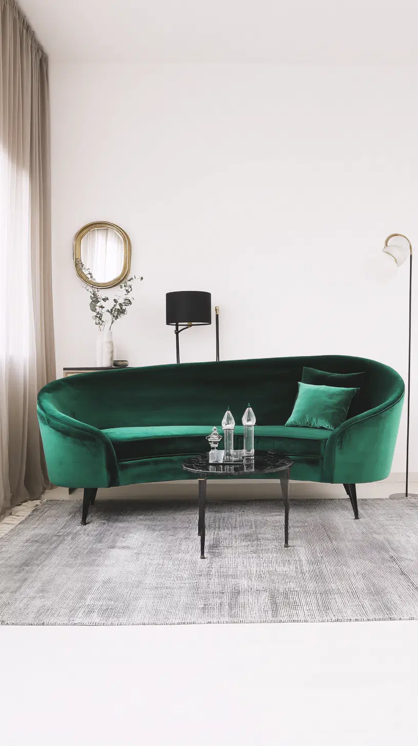 Statement sofa in a modern living room — photo 3