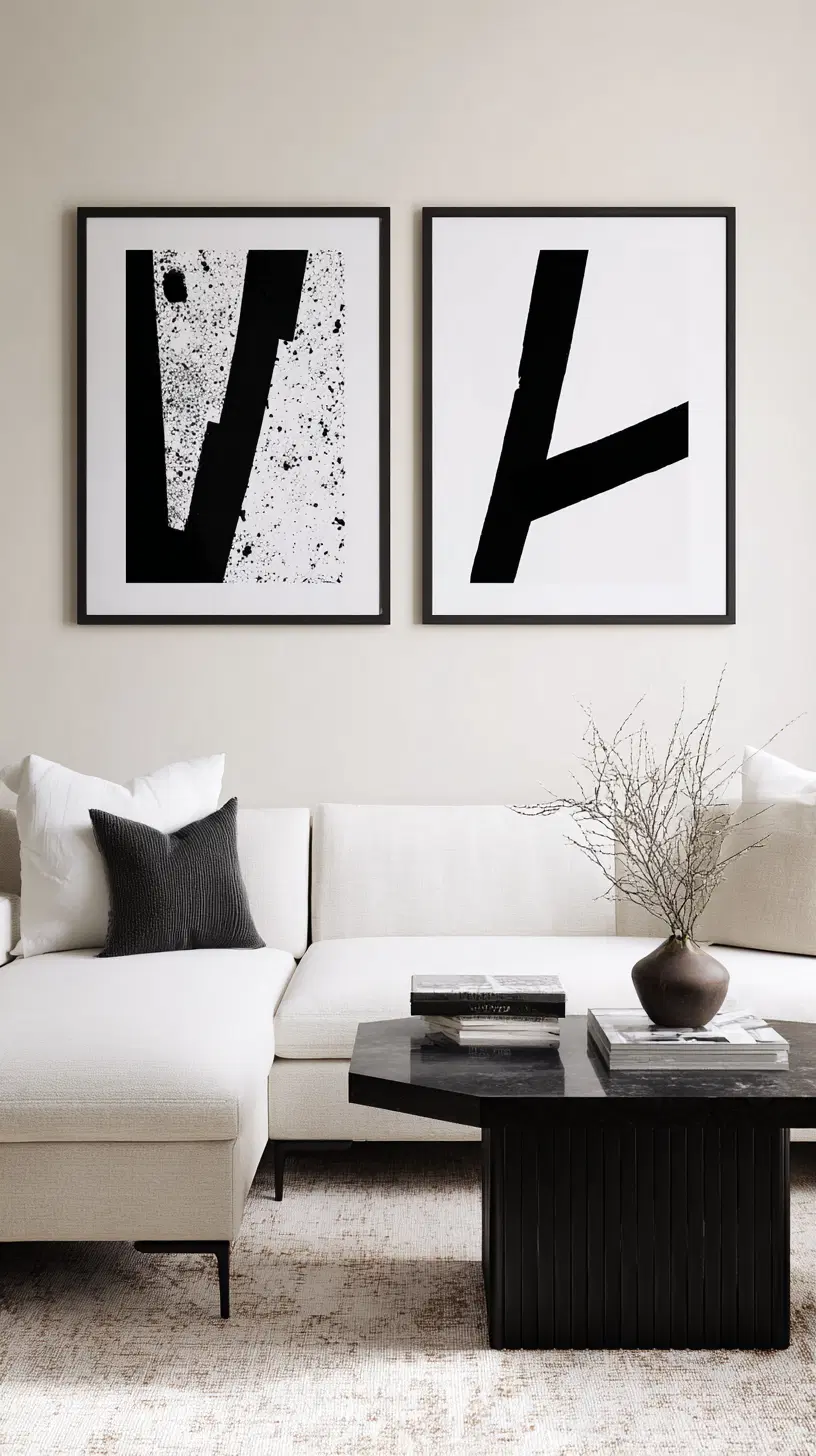 Modern living room wall art — photo 2