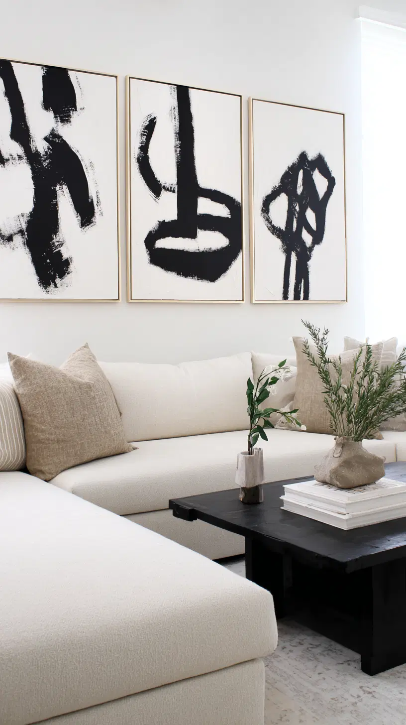 Modern living room wall art — photo 3