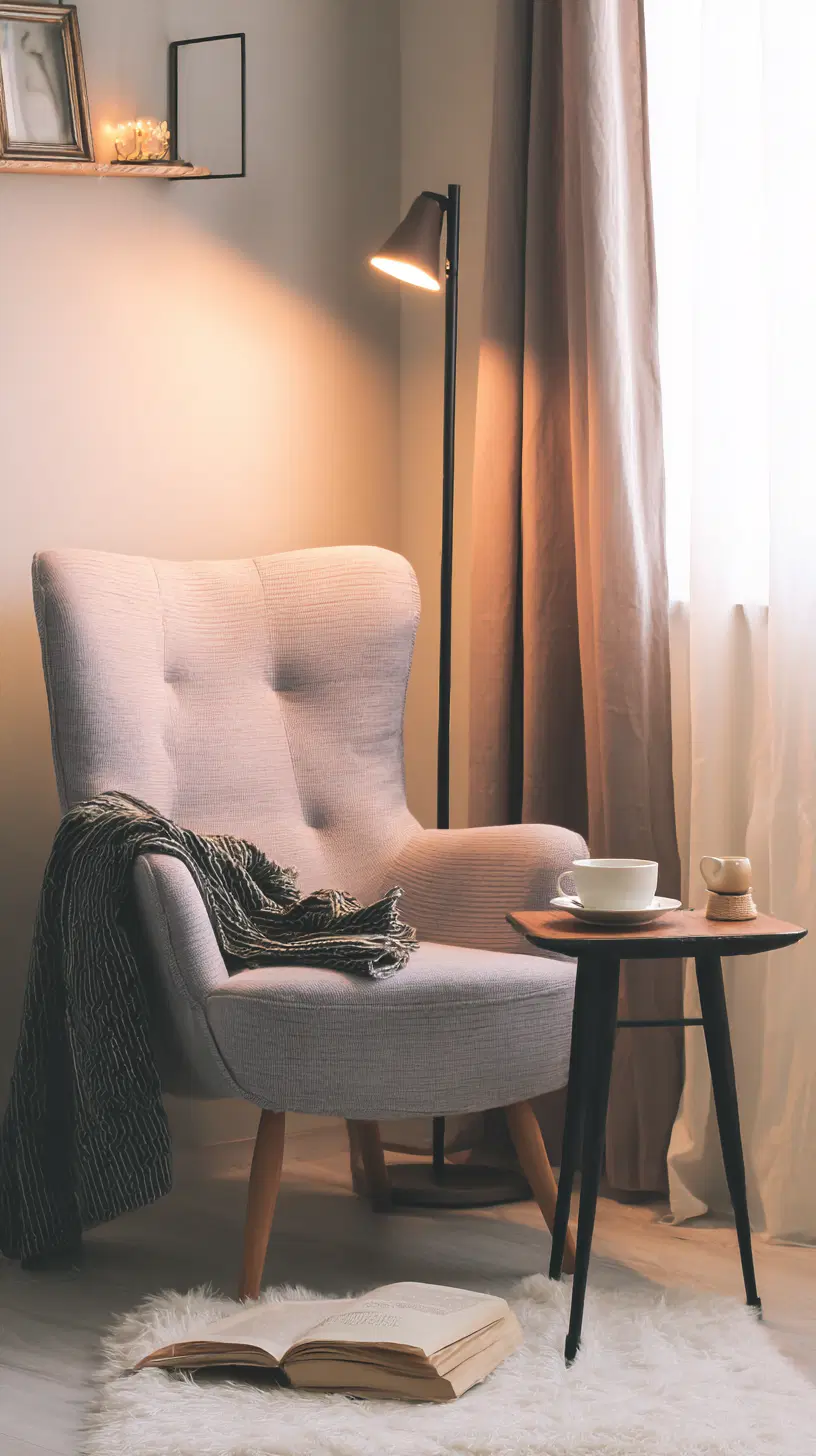 Cozy corner in a modern living room — photo 1