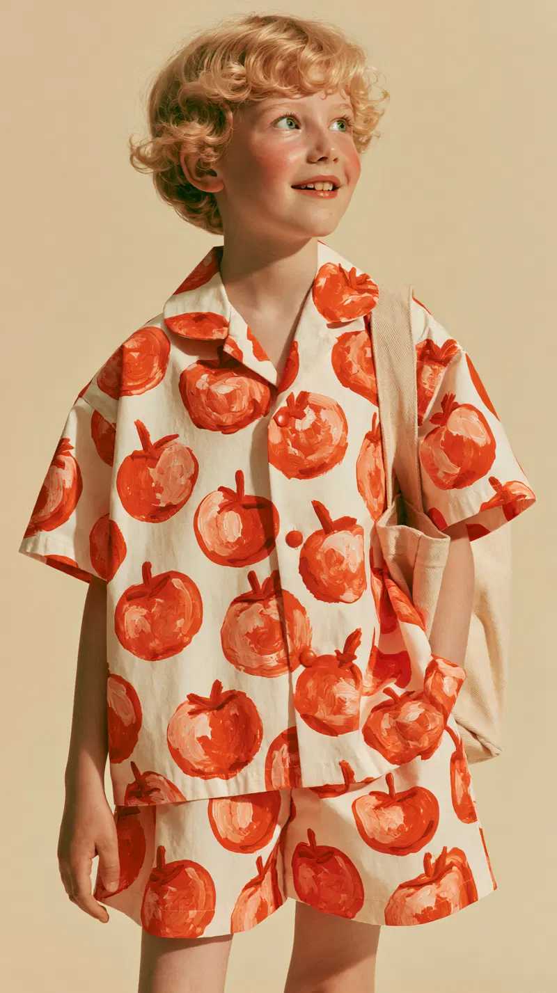 Playful and Cheerful Children's Fashion Editorial Shoot