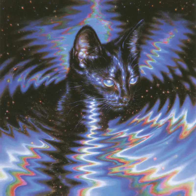 Cybernetic Cat in a Cosmic Ripple Effect