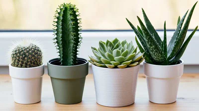 Bright and Fresh Collection of Succulents and Cacti