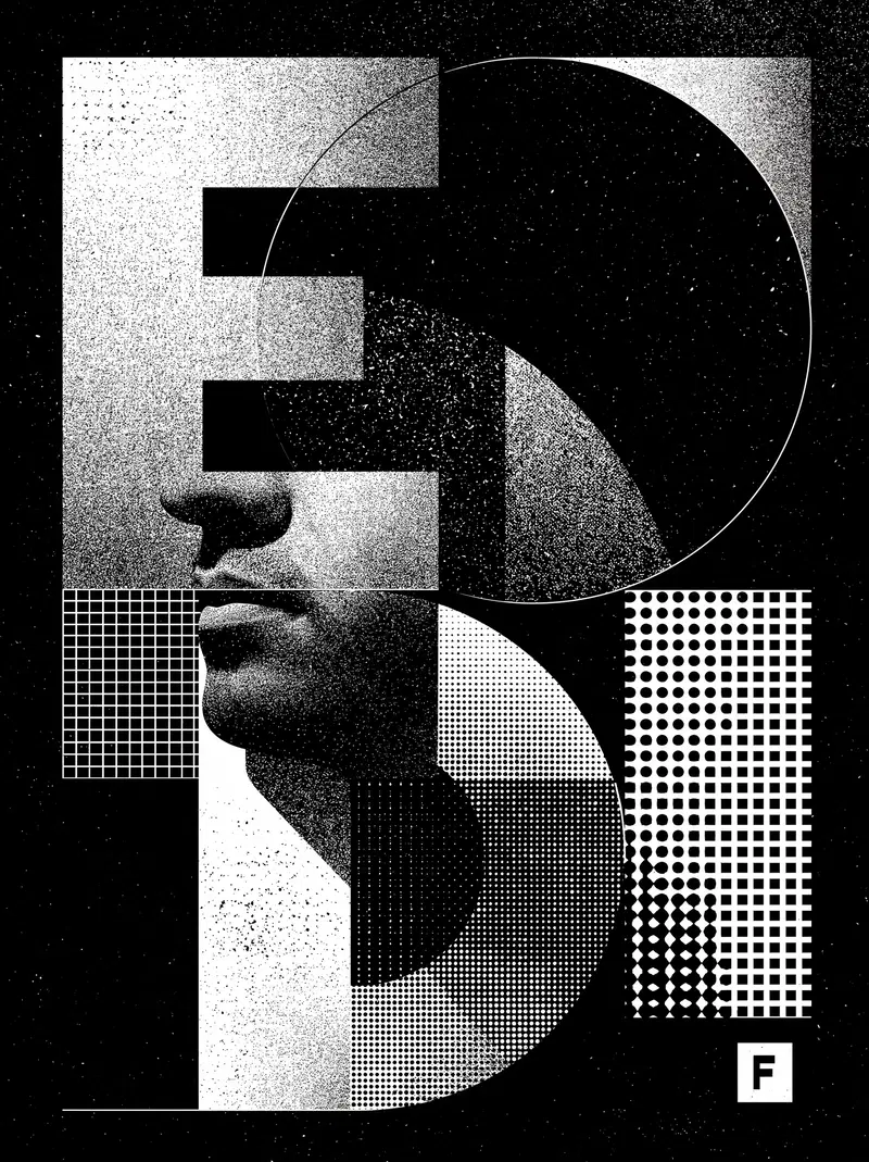 Stylish Black and White Typography Logo Design for ENND