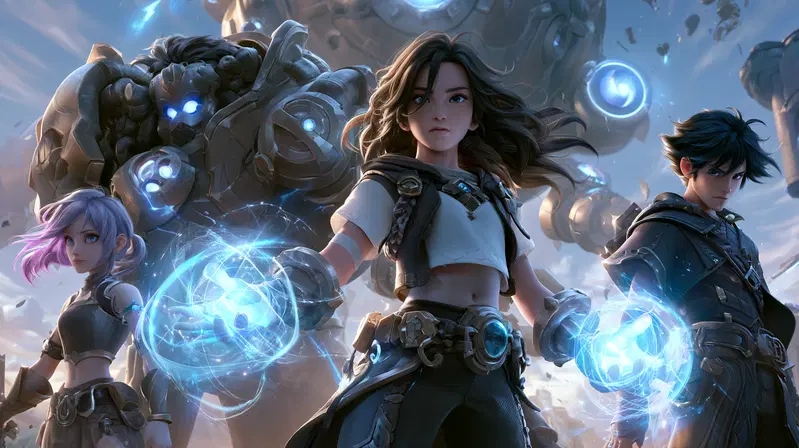 High-End Video Game Cinematic Art with Dynamic Characters