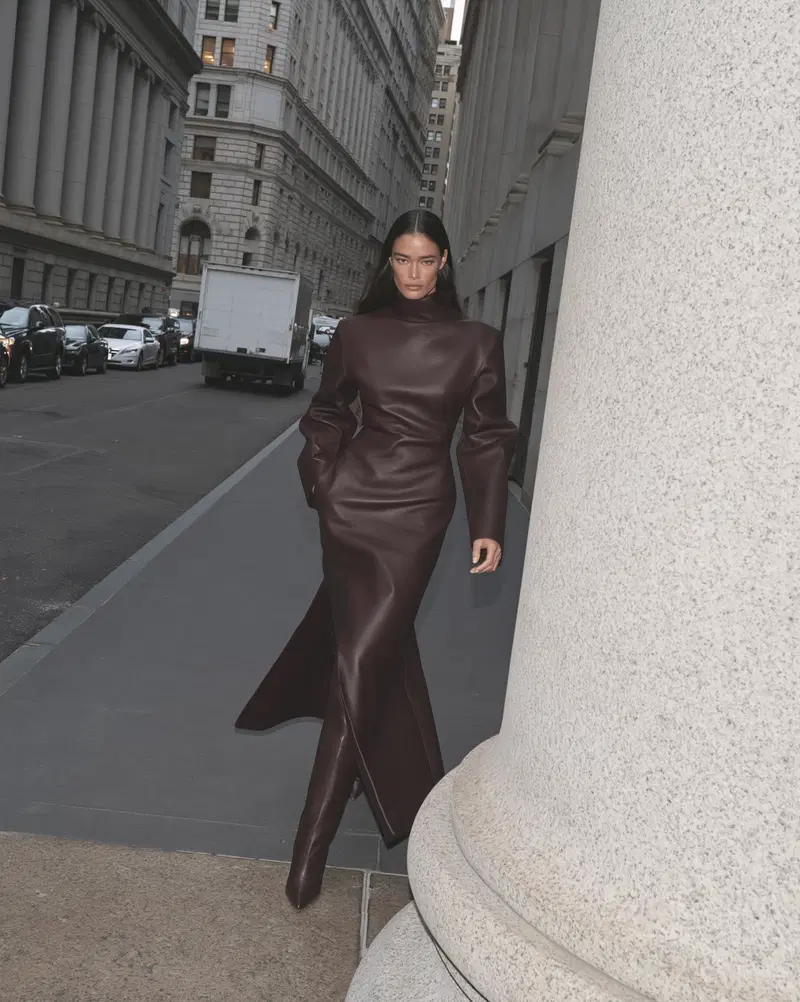 Cinematic Urban Fashion Editorial in Luxury Atmosphere