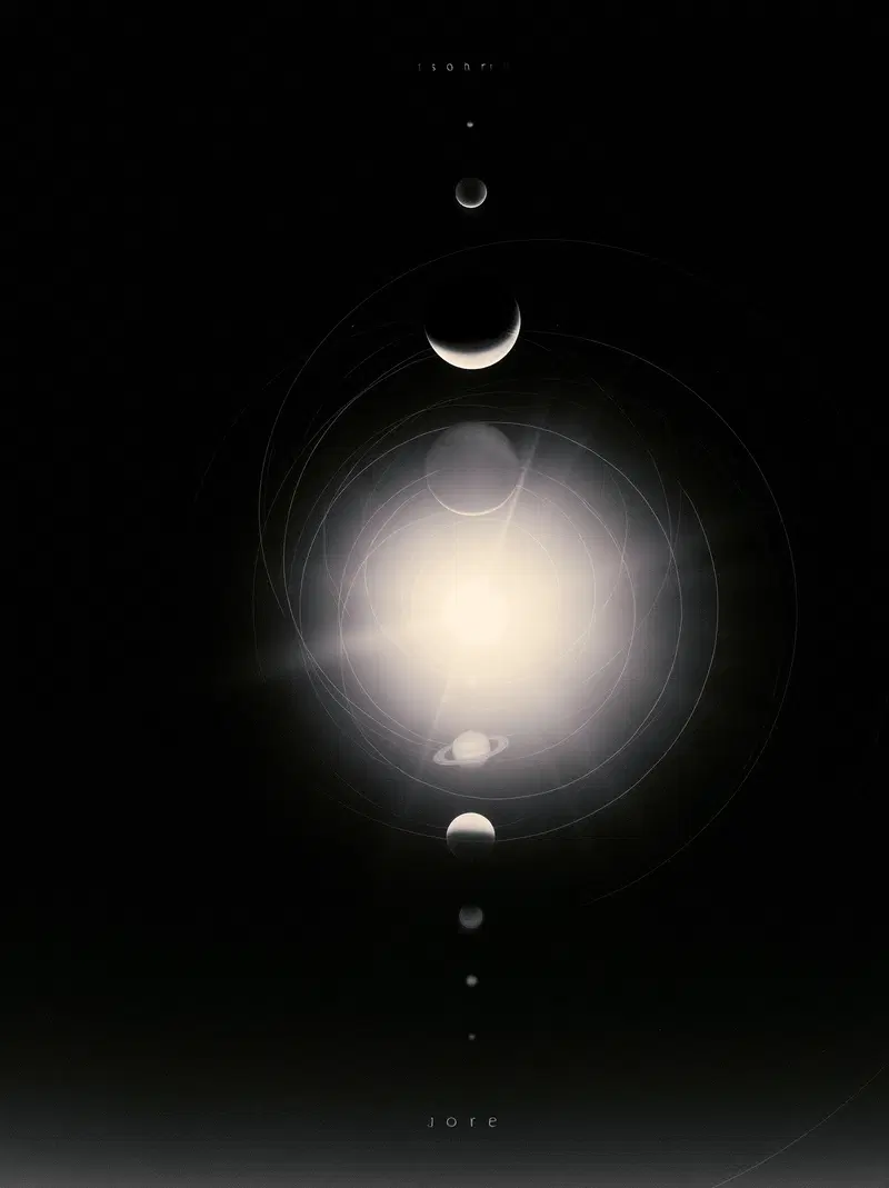 Planets Orbiting the Sun with Cosmic Background