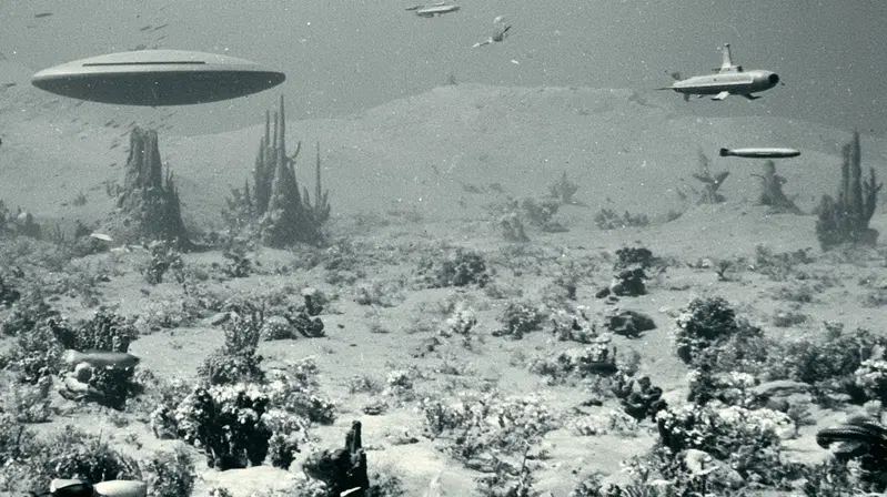 Exploring the Depths: A Fantastical Underwater Landscape